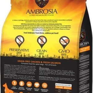 AMBROSIA GRAIN FREE ADULT CHICKEN SALMON 2kg